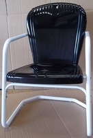 Retro Metal Lawn Chairs Torrans, Retro Metal Chair Parts