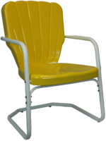 Heavy Duty Thunderbird Metal Lawn Chairs Thunderbird